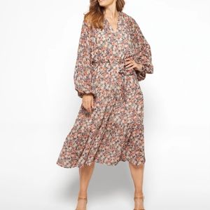 🌸 MINKPINK Arve Midi Floral Dress Size M NWT STITCH FIX